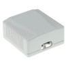 ACT FA6004 presa a parete CAT6 schermata a 2 porte, bianca