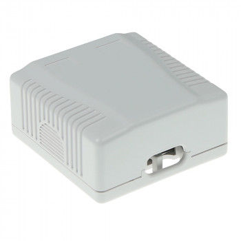 ACT FA6004 presa a parete CAT6 schermata a 2 porte, bianca