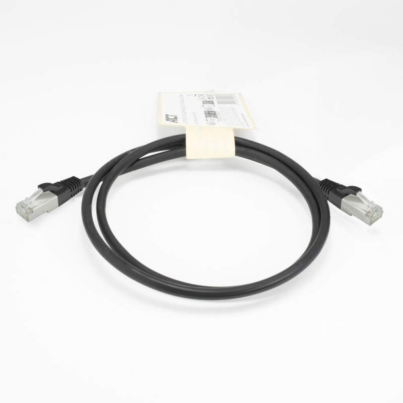 ACT FB8130 cavo patch slimline CAT8 U/FTP LSZH 0,15m nero