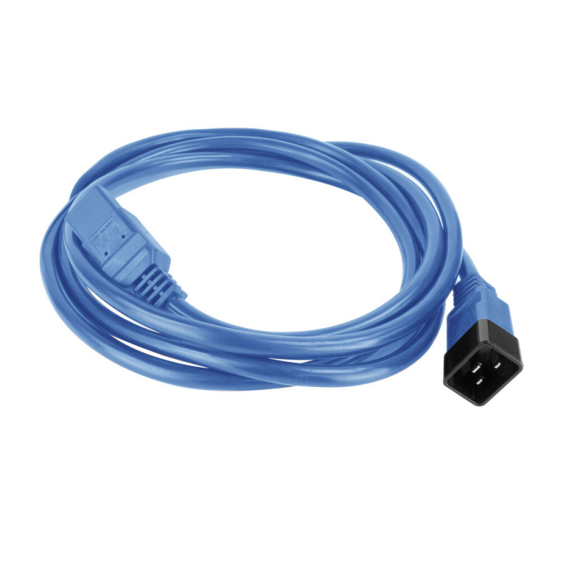ACT cavo di alimentazione C20 a C21 IEC 60320 blu 1,5 m (AK5366)