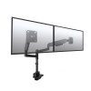ACT AC8330 Office Solid Pro braccio doppio per monitor, molla a gas, montaggio su palo, fino a 34"