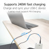 ACT cavo di ricarica/dati USB 2.0 240W USB-C a USB-C, nero, 2 m (AC3087)