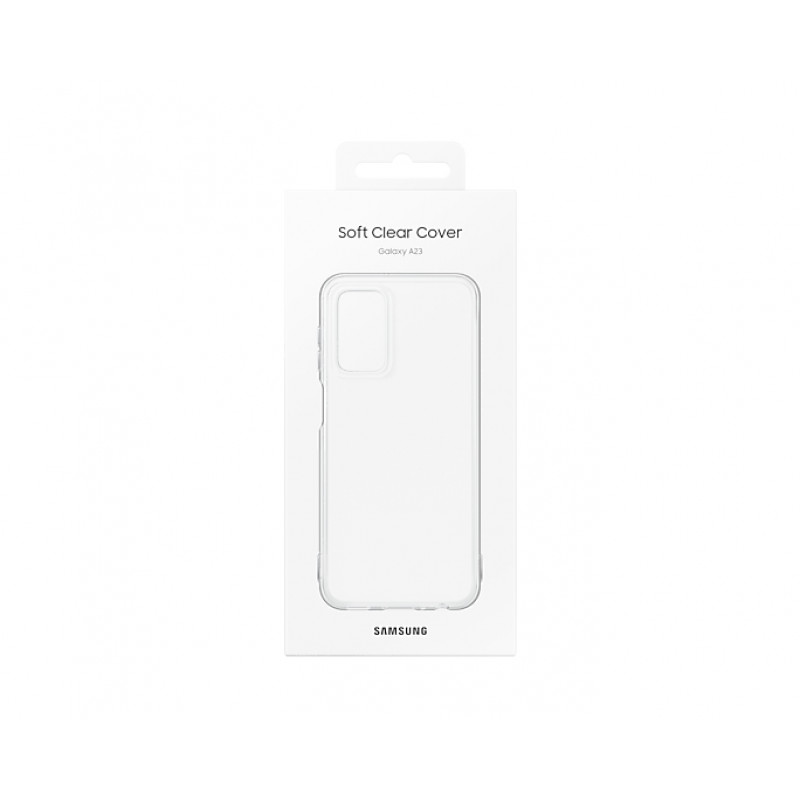 Samsung Soft Clear Cover EF-QA235 per Galaxy A23 5G, trasparente (EF-QA235TTEGWW)