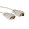 ACT AK2309 cavo seriale 1:1 straight-through D-Sub 9 poli connettore maschio su connettore femmina 10m avorio
