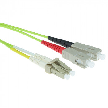 ACT cavo patch in fibra ottica MTRJ-SC 9/125µm OS1 duplex 1 m bianco (RL5901)