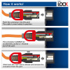 ACT cavo di alimentazione spina UK - C15 IEC Lock+ nero 2 m, PC3884 (PL0082)