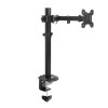 ACT AC8361 braccio monitor per schermi 17-34 pollici, pistone a gas, morsetto e passacavo scrivania, VESA 75/100, nero