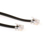 ACT TD5701 cavo telefonico RJ12 su RJ12, 1 m, nero
