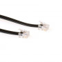 ACT TD5701 cavo telefonico RJ12 su RJ12, 1 m, nero