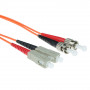 ACT 2m LSZH multimodale 50/125 OM2 cavo patch in fibra ottica duplex SC su ST RL2502