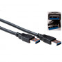 ACT SB3011 cavo USB 2.0 Type-A maschio su Type-A maschio, 1 m, nero