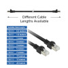 ACT FB8505 cavo patch S/FTP Cat.7 PUR flessibile 5 m, snagless RJ45, nero