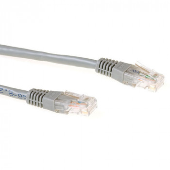 ACT grigio cavo patch LSZH U/UTP CAT6 3 m con connettori RJ45 IB9003