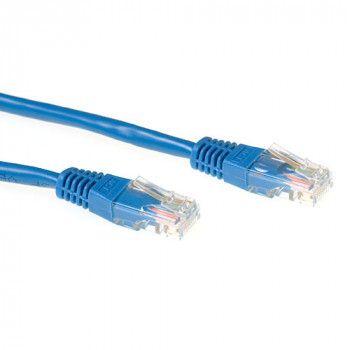 ACT Cavo patch U/UTP CAT6A LSZH blu 5 m con connettori RJ45 IB1305