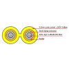 ACT Cavo patch in fibra ottica monomodale OS2 duplex corazzato 2 m LC/LC RL3302