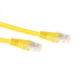 ACT cavo patch LSZH U/UTP CAT6 giallo 1,5m con connettori RJ45 IB9851