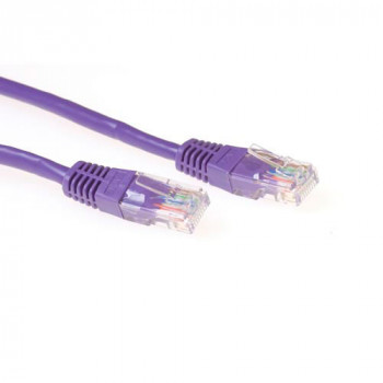 ACT cavo patch U/UTP CAT6 viola 5m con connettori RJ45 IB1705
