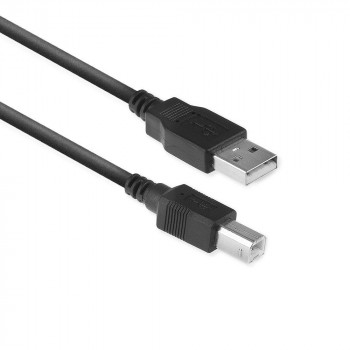ACT AC3045 Cavo USB 2.0, connettore maschio USB-A su connettore maschio USB-B, 5 m, nero