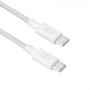 ACT Cavo di ricarica/dati USB 2.0 60W USB-C a USB-C, bianco, 1 m (AC3080)