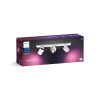 Plafoniera Signify Philips Hue White & Color Ambiance Argenta 3 faretti bianca