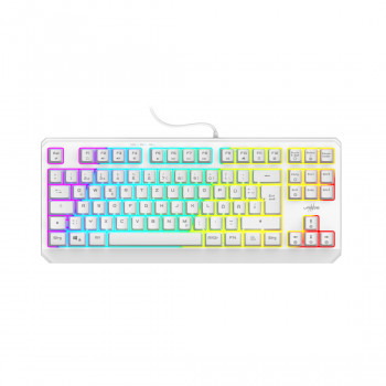 uRage Exodus 220 TKL tastiera gaming, con filo, bianco