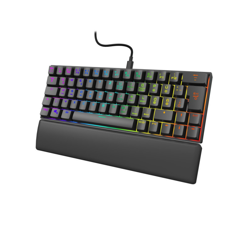 uRage Exodus 76 tastiera gaming, con filo, nero