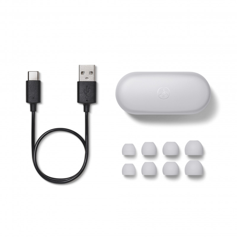 Yamaha TW-E3C Auricolari True Wireless in-ear, aptX Adaptive, grigio