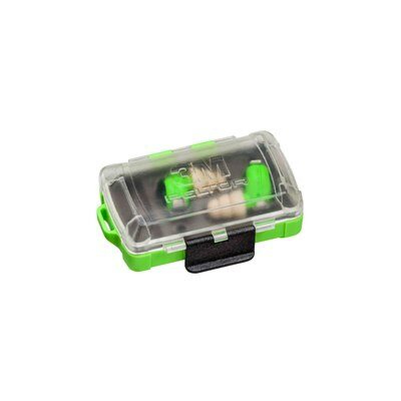 3M EEP-100 EU Tappi auricolari elettronici per protezione dell'udito con custodia di ricarica, verde