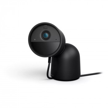 Philips Hue Secure Telecamera con cavo e supporto nero