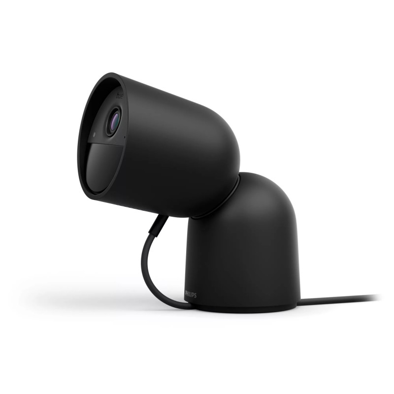 Philips Hue Secure Telecamera con cavo e supporto nero