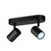 WiZ IMAGEO Spots Plafoniera Tunable White 2x5W nero confezione singola