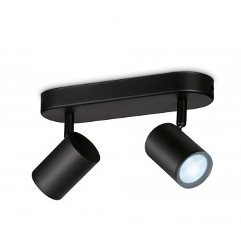 WiZ IMAGEO Spots Plafoniera Tunable White 2x5W nero confezione singola