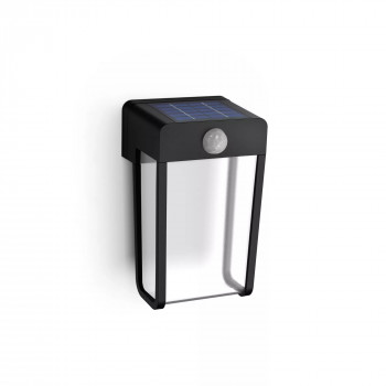 Philips Outdoor Solar Shroud Lampada da parete 2,3W con sensore di luce diurna e movimento
