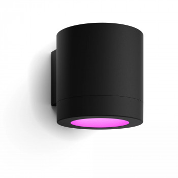 Philips Hue WACA Muscari faretto da parete rotondo nero