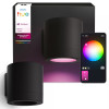 Philips Hue WACA Muscari faretto da parete rotondo nero