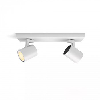 Philips Hue White Ambiance Runner Spot Luce 2 bianco con interruttore dimmer