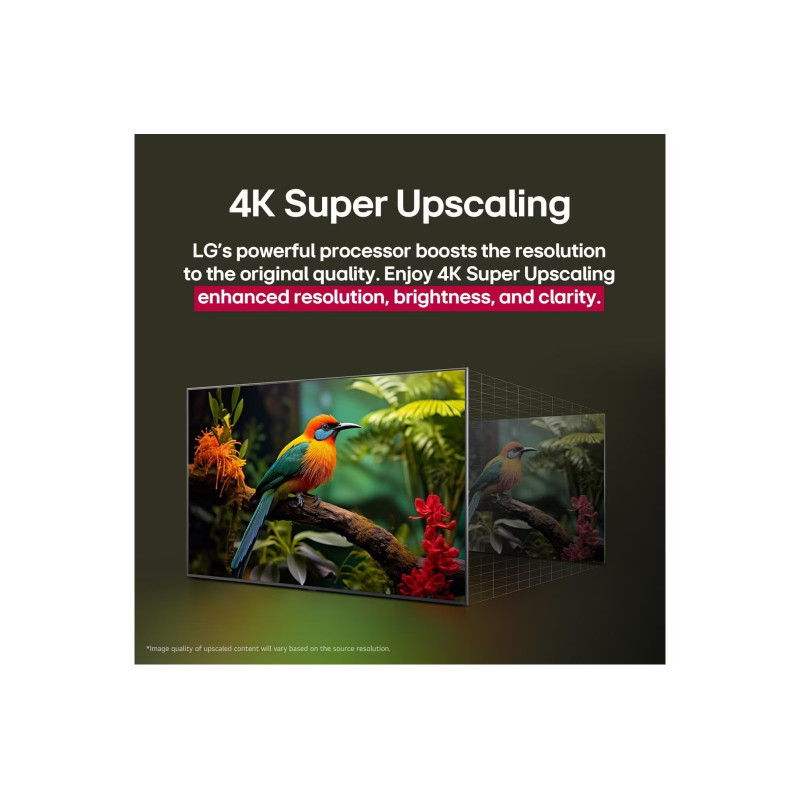 LG 65QNED82A3B 65 pollici QNED 4K Smart TV con processore α7 Gen6 AI