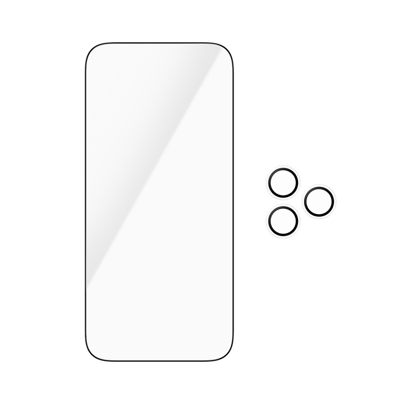 PanzerGlass 2-in-1 Essentials Bundle pellicola protettiva display e protezione obiettivo fotocamera per iPhone 18 Pro Max