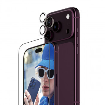 PanzerGlass Essentials 2-in-1 protezione display e protezione lenti fotocamera per iPhone 18 Pro