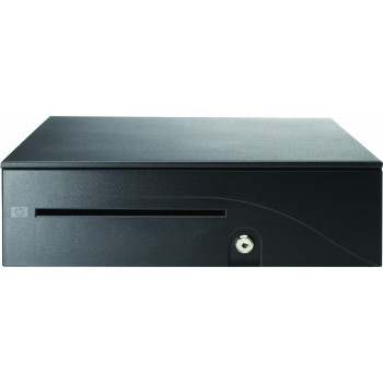 HP Cassetta portamonete per Engage Flex Mini Retail System – Elettronica, serratura a 3 posizioni, 5 scomparti per banconote / 8 per monete, nero