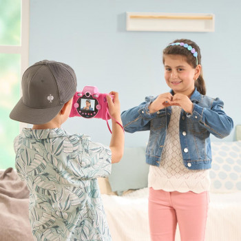 VTech Kidizoom Duo FX rosa fotocamera digitale con doppio obiettivo, 5MP, LCD a colori 2,4