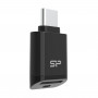 Lettore di schede microSD Silicon Power C200 USB-C 3.2 - nero