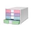HAN IMPULS Cassettiera DIN A4 4 cassetti multicolore 1012-129D