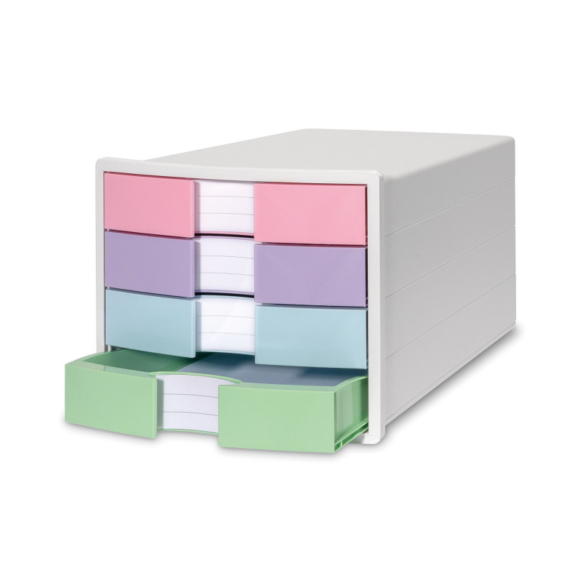 HAN IMPULS Cassettiera DIN A4 4 cassetti multicolore 1012-129D