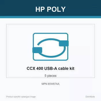 HP Poly CCX 400 cavo da USB-A a USB-A (5 pezzi), 190 mm, 210 mm, 55 mm, 300 g, Cina