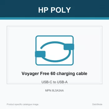 HP Poly Voyager Free 60 cavo di ricarica da USB-C a USB-A