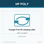HP Poly Voyager Free 60 cavo di ricarica da USB-C a USB-A