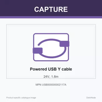 Cavo Capture Powered USB Y 24V, 1,8 m
