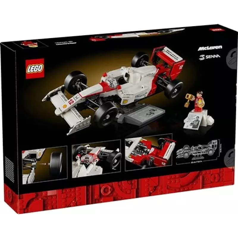 LEGO Set McLaren MP4/4 Ayrton Senna 10330 — LEGO ICONS modello in scala