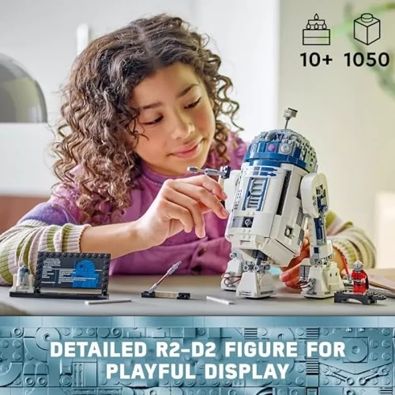 LEGO Star Wars 75379 R2-D2 set di costruzione con minifigure di Darth Malak, 1050 pezzi, 10+